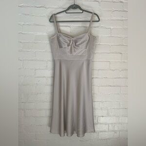 Calvin Klein Satin Slip Dress Size 8 New Midi